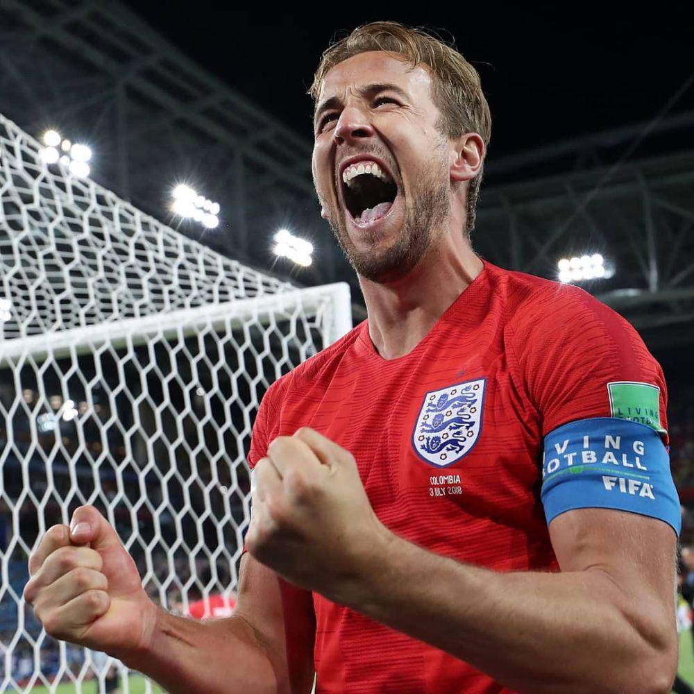 Harry Kane saat bermain untuk timnas Inggris di Piala Dunia Russia 2018 (instagram.com/harrykane)