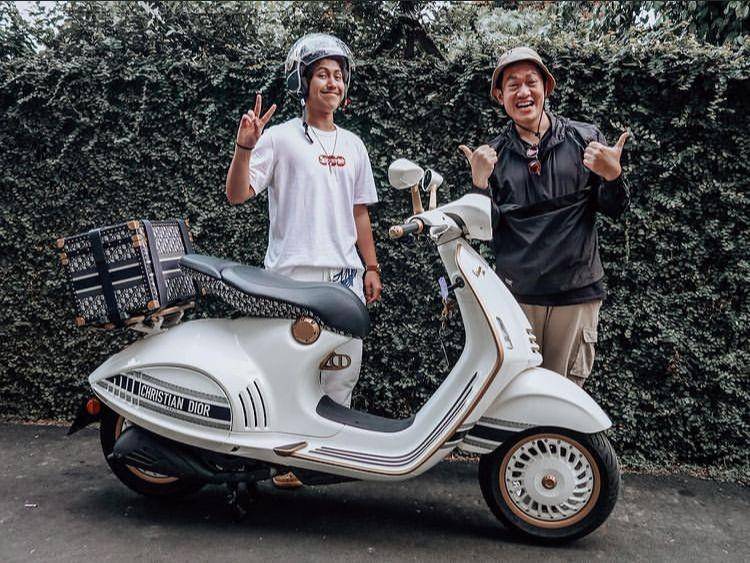 Vespa gigi (Instagram.com/melkibajaj)