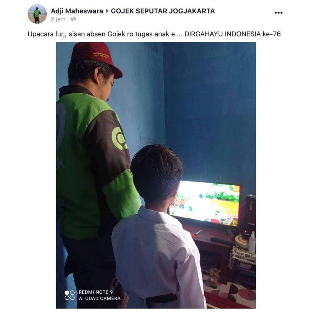Ojol kena dampak PPKM. (instagram.com/dramaojol.id)