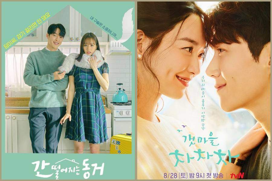 poster drama My Roommate is a Gumiho dan Hometown Cha-Cha-Cha (instagram.com/tvndrama.official)
