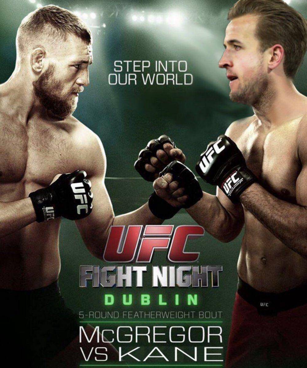 Poster Harry Kane vs Conor McGregor (twitter.com/HKane)
