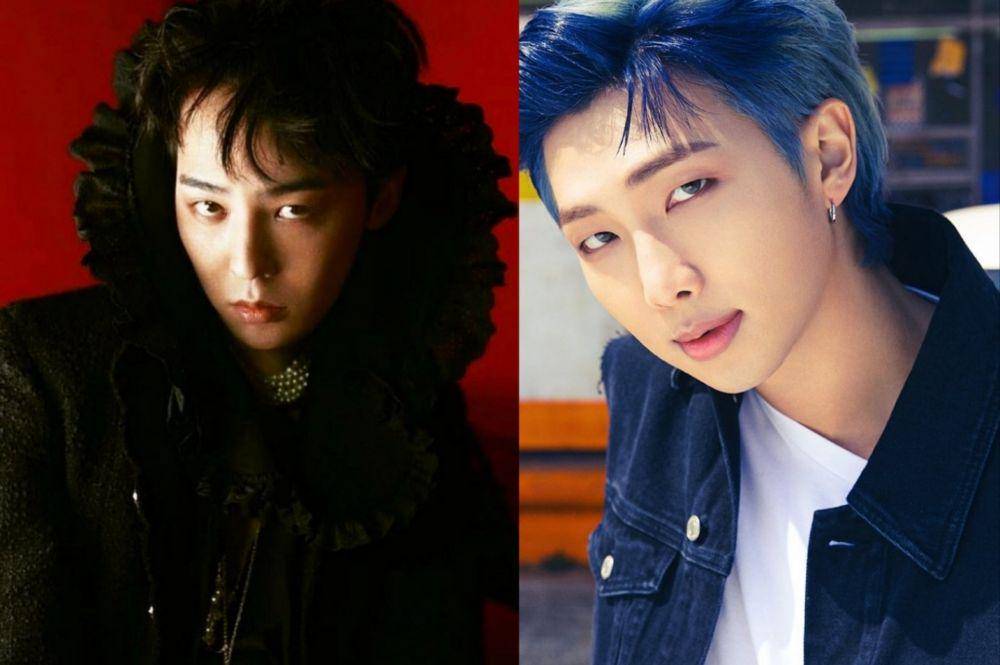 G-Dragon BIGBANG dan RM BTS (instagram.com/xxxibgdrgn | instagram.com/bts.bighitofficial)