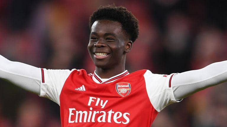 potret Bukayo Saka bersama Arsenal (samachar24.news)