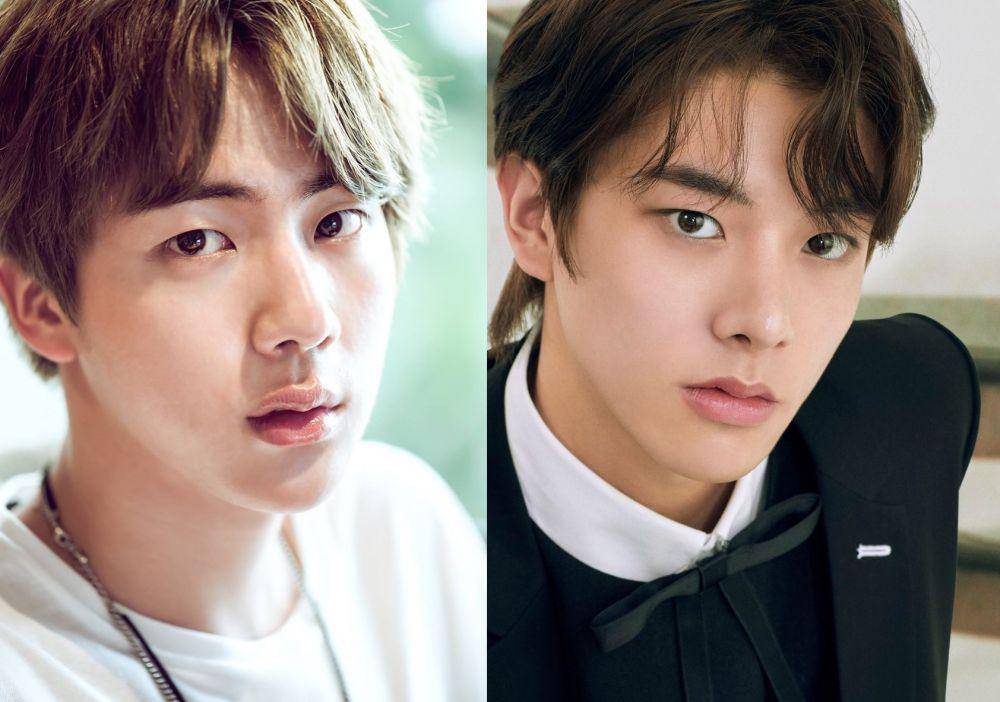 dari kiri ke kanan: Jin BTS dan Jake ENHYPEN (facebook.com/bangtan.official | facebook.com/BELIFTLAB)