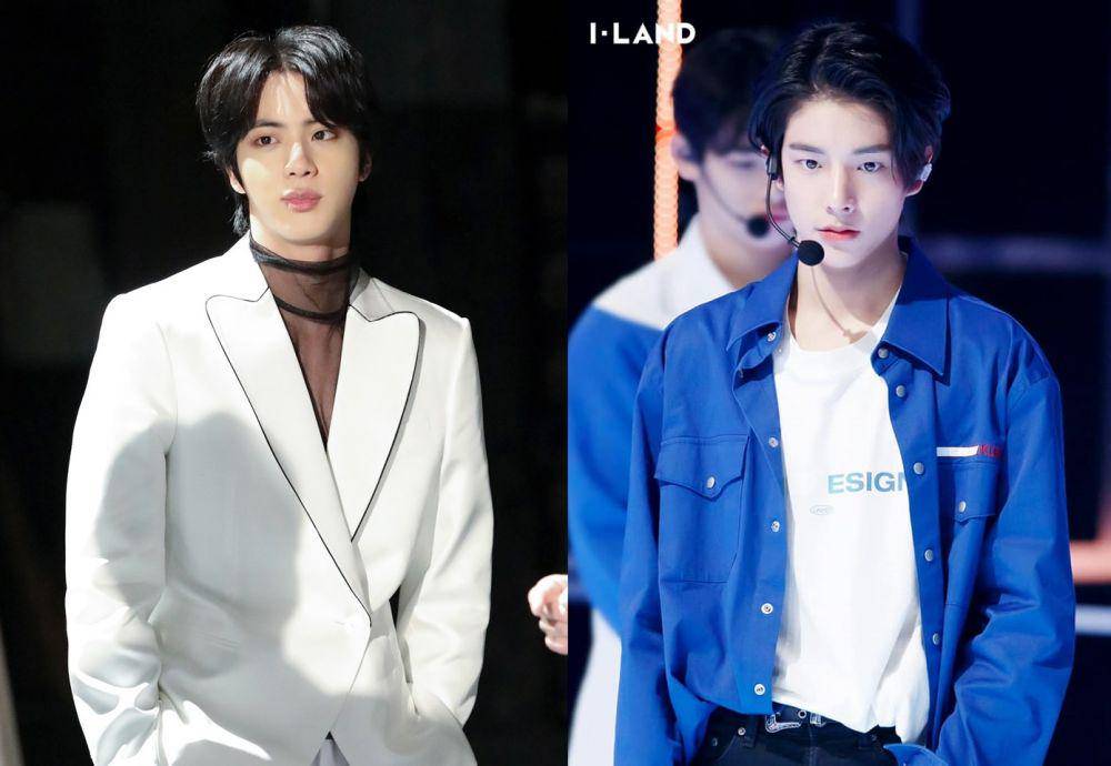 dari kiri ke kanan: Jin BTS dan Jake ENHYPEN (facebook.com/bangtan.official | facebook.com/mnetiland)