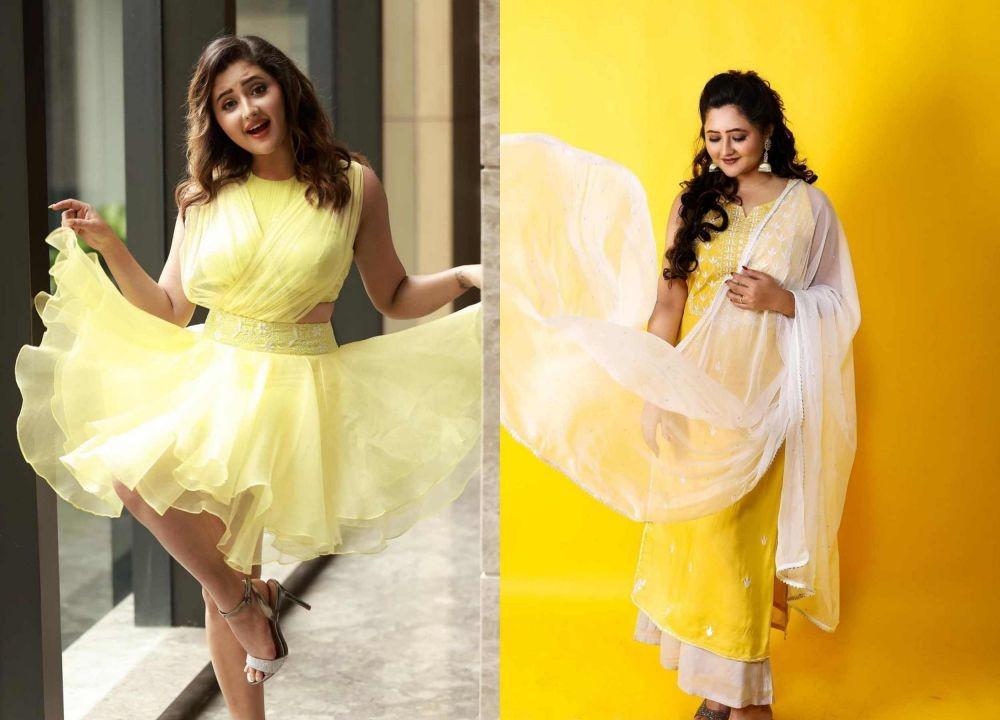 Fresh, 10 Potret Rashami Desai si Tapasya Uttaran dengan Outfit Kuning