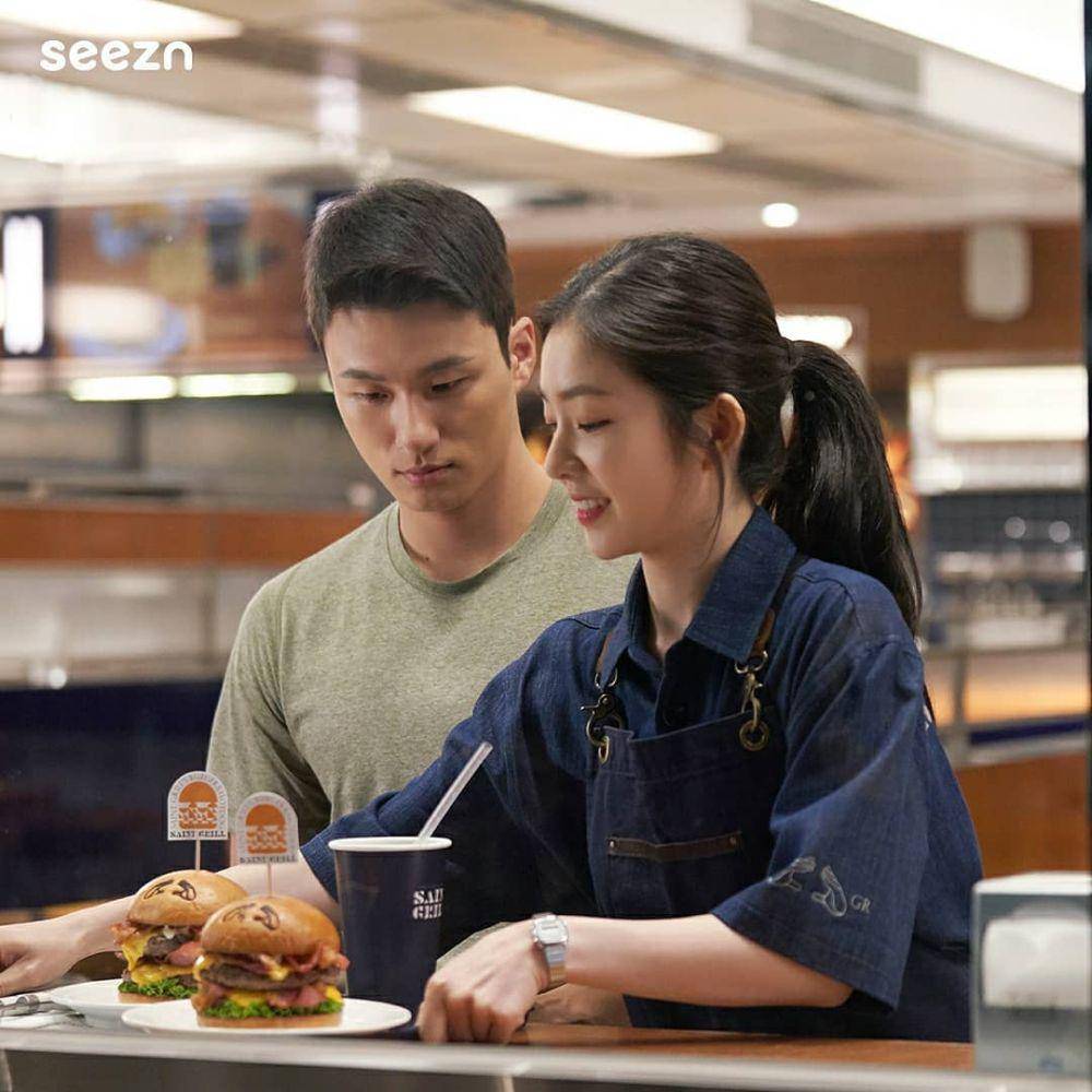 Shin Seung Ho dan Irene Red Velvet dalam film Double Patty (instagram.com/seezn_official)