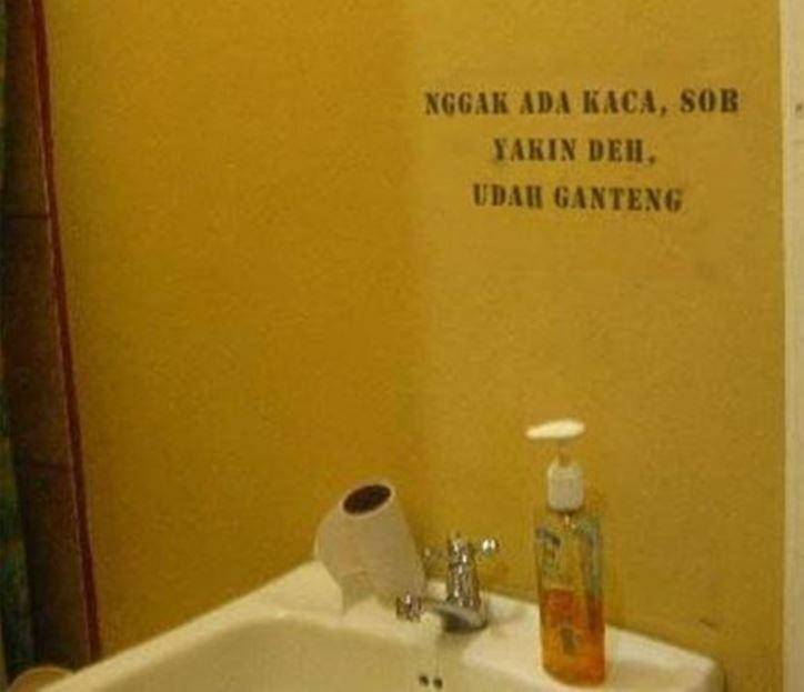 tulisan cuci tangan kocak (instagram.com/memecomic.id)