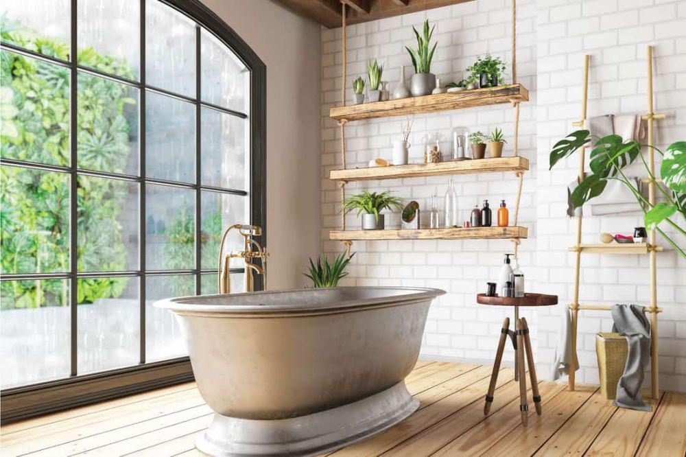 9 Inspirasi Kamar Mandi Dengan Gaya Zen yang Menenangkan Pikiran
