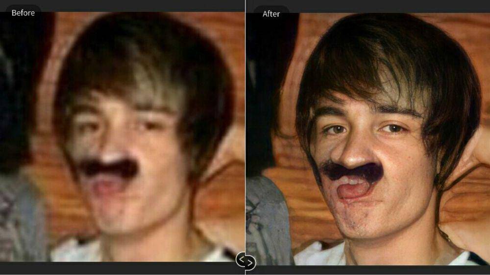 editan foto aplikasi remini (twitter.com/VASSAPPNIN)