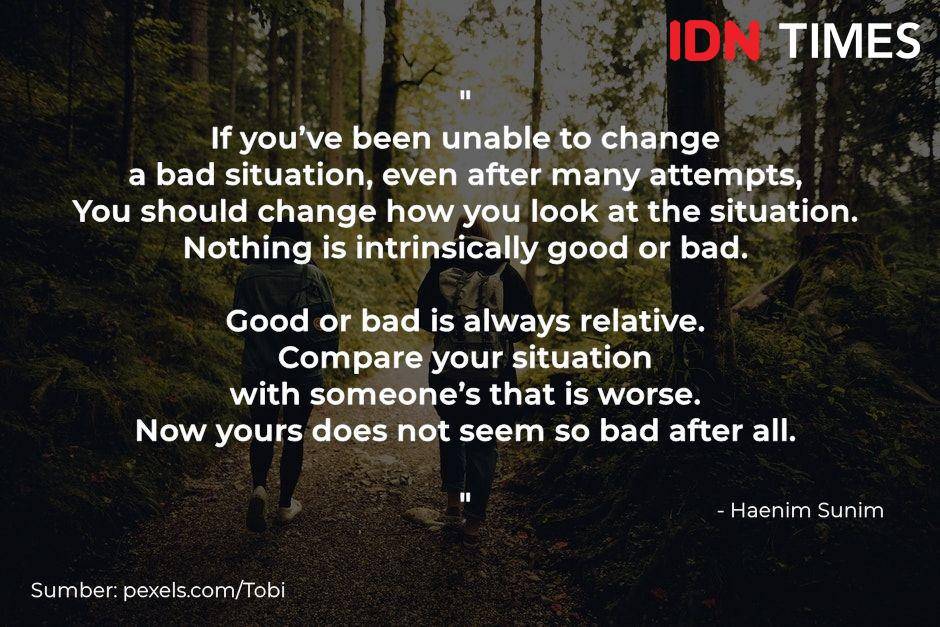 Quotes Haenim Sunim (IDN Times/Adyaning Raras)