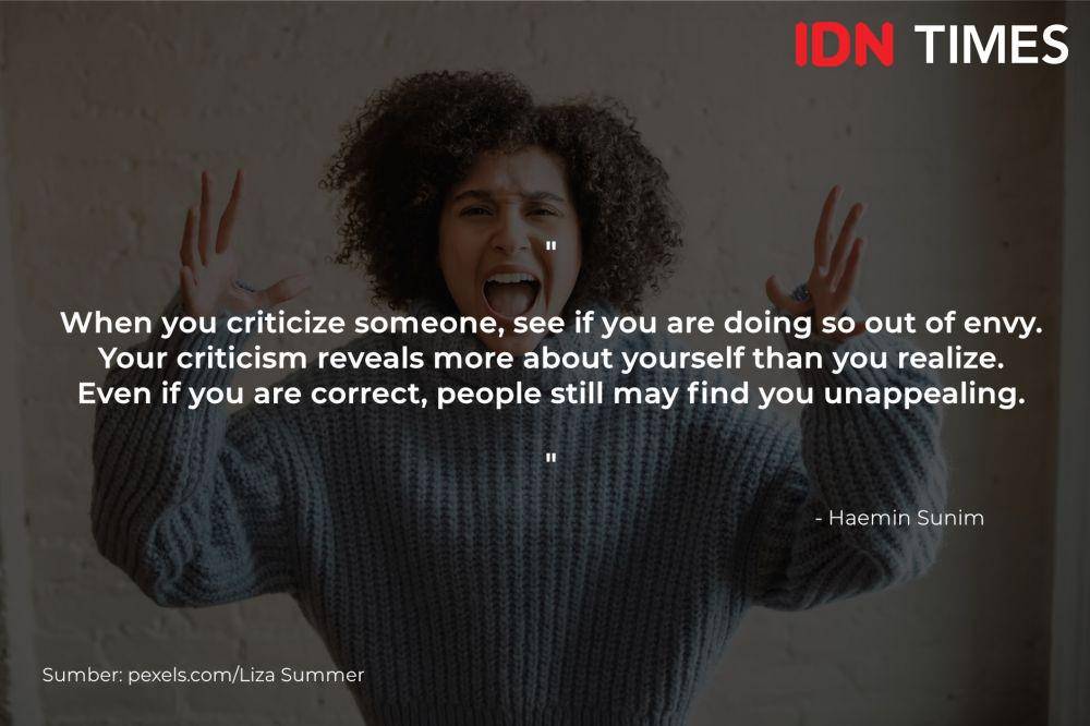 Quotes Haenim Sunim (IDN Times/Adyaning Raras)