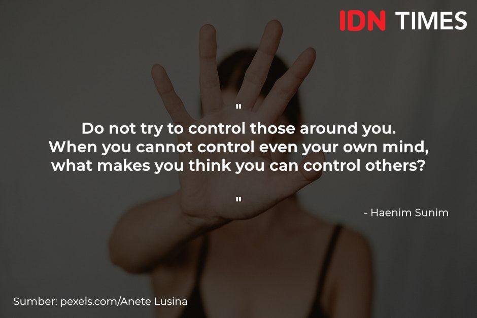 Quotes Haenim Sunim (IDN Times.com/Adyaning Raras)