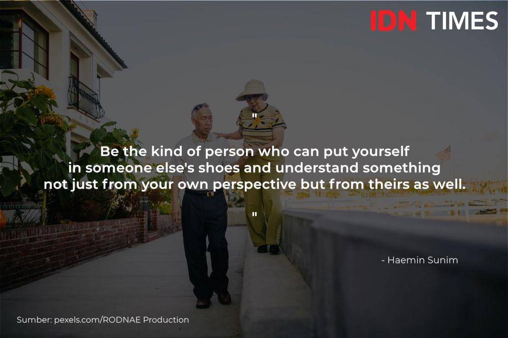 Quotes Haenim Sunim (IDN Times/Adyaning Raras)