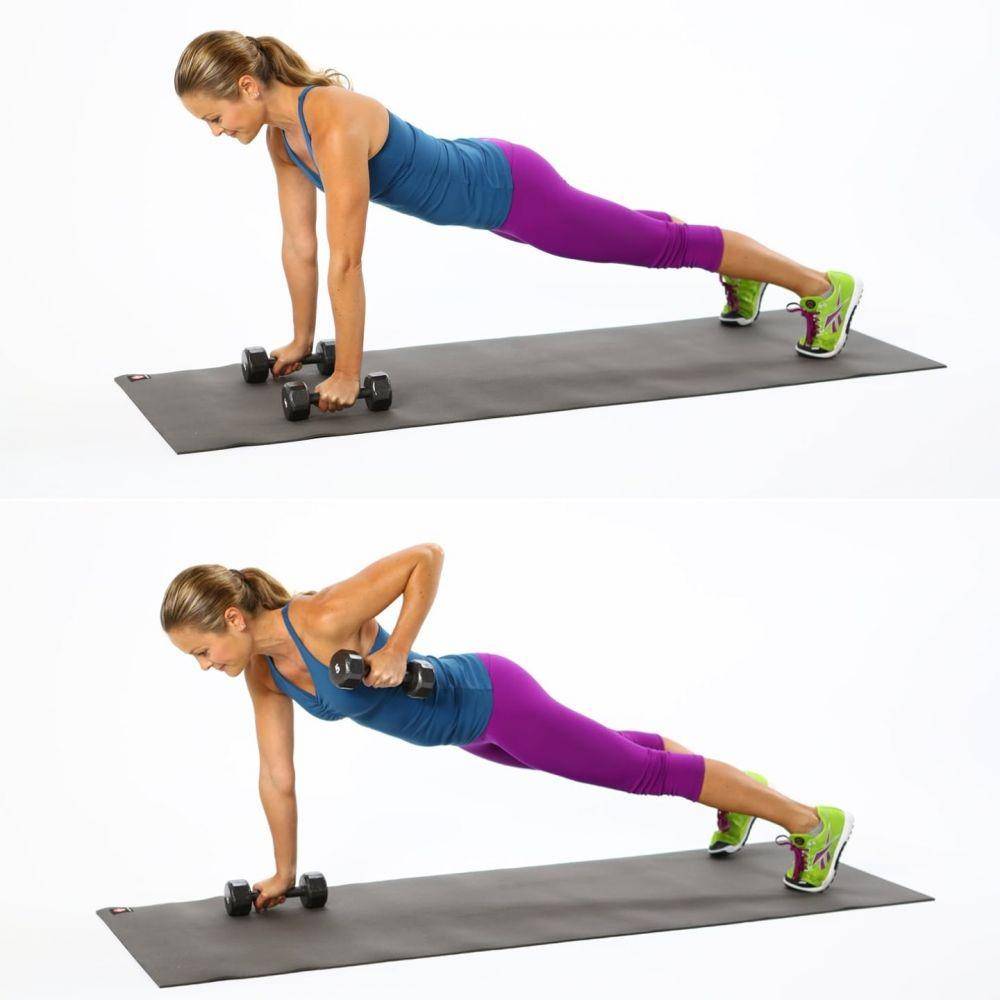ilustrasi plank row (popsugar.com)
