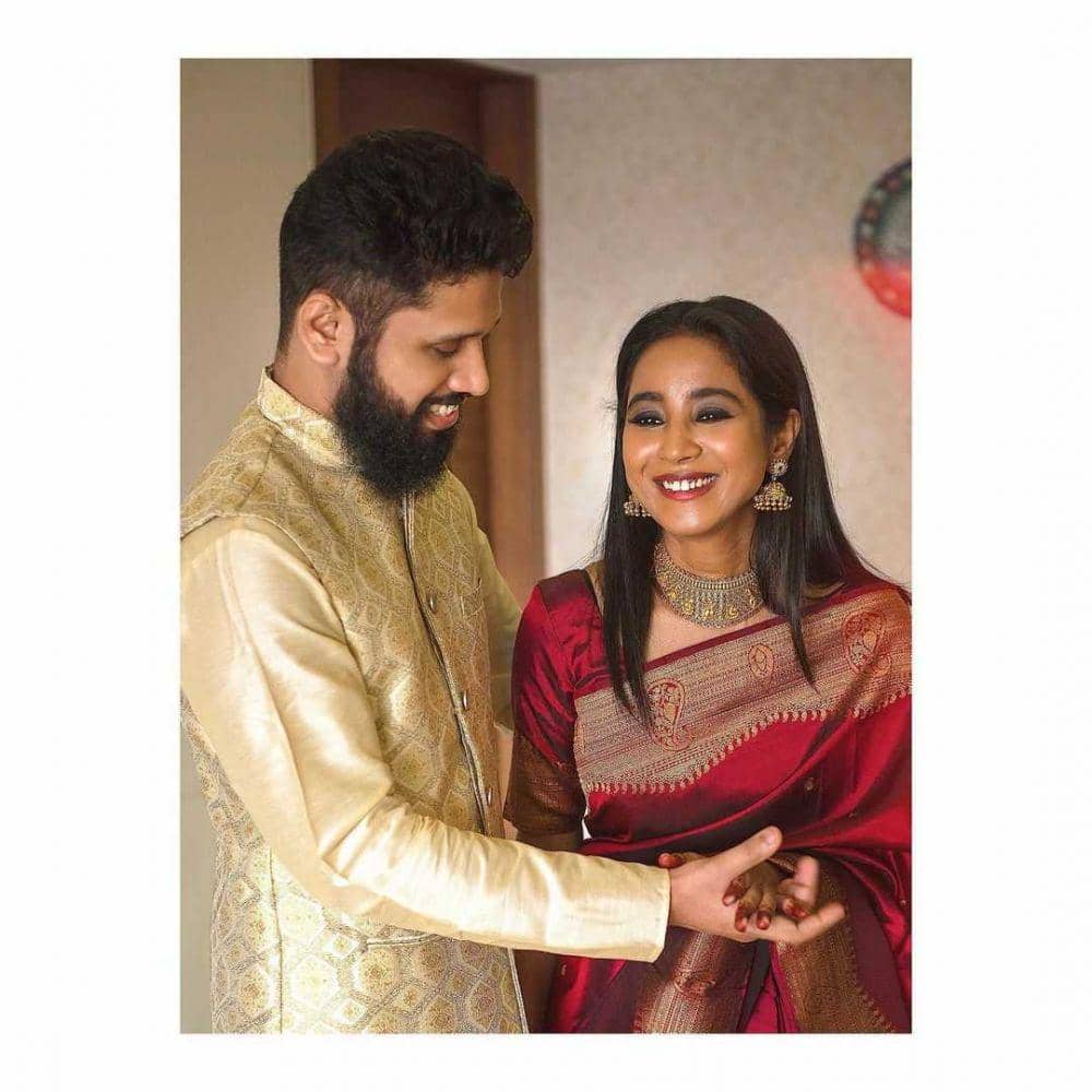 Shilpa Rao dan suami (instagram.com/riteshkrishnan)