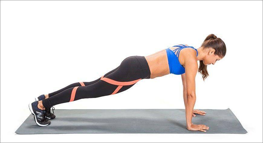 ilustrasi plank penuh (self.com/Valerie Fischel)