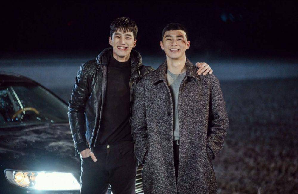Ahn Bo Hyun dan Park Seo Joon (instagram.com/bohyunahn)