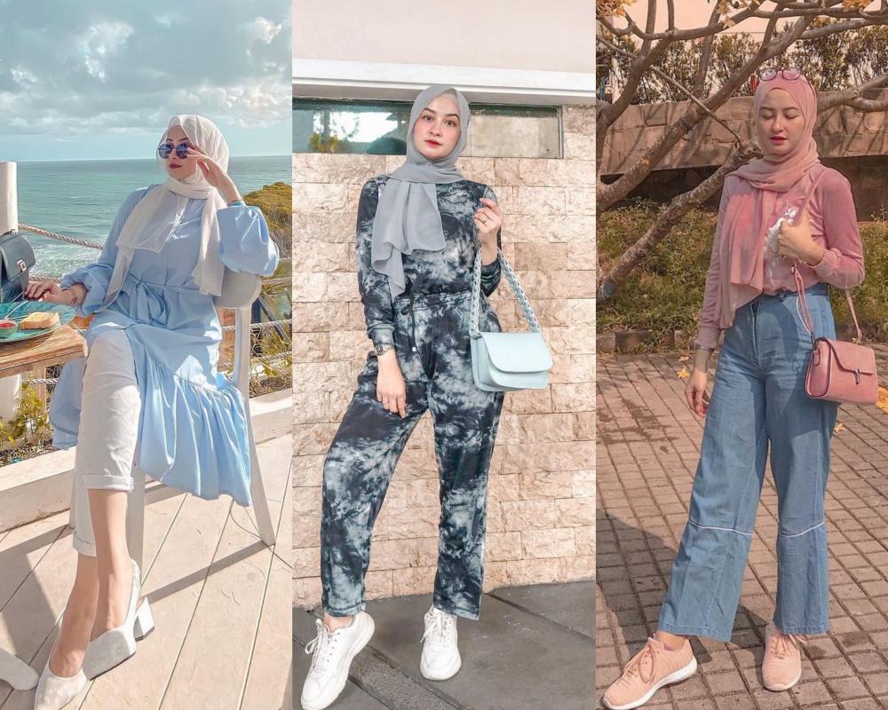 9 OOTD Hijab Shania Indriani, Sahabat Lesti Kejora yang Curi Atensi