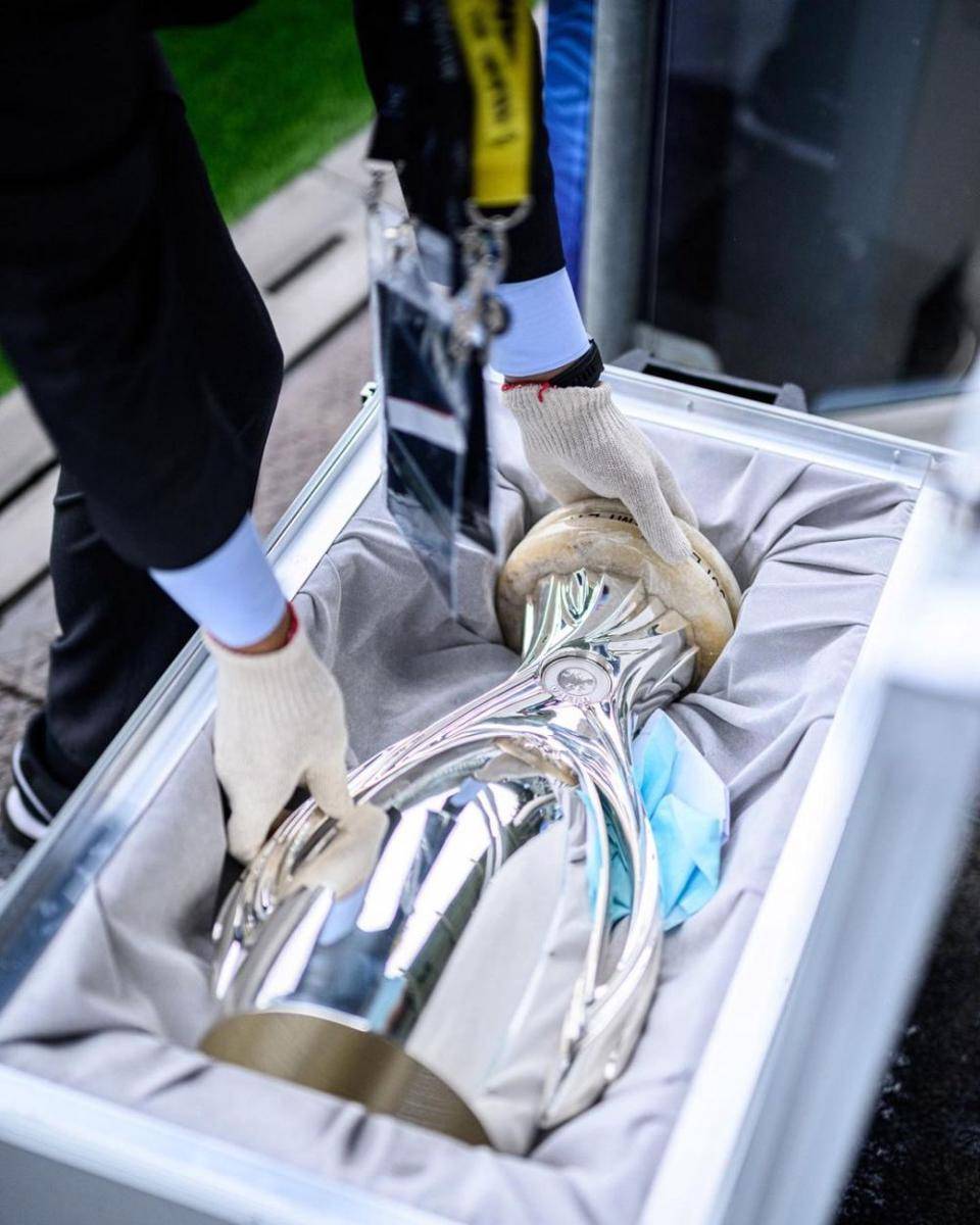 Piala UEFA Super Cup tengah dipersiapkan untuk juara di 2021 (instagram,com/chelseafc)
