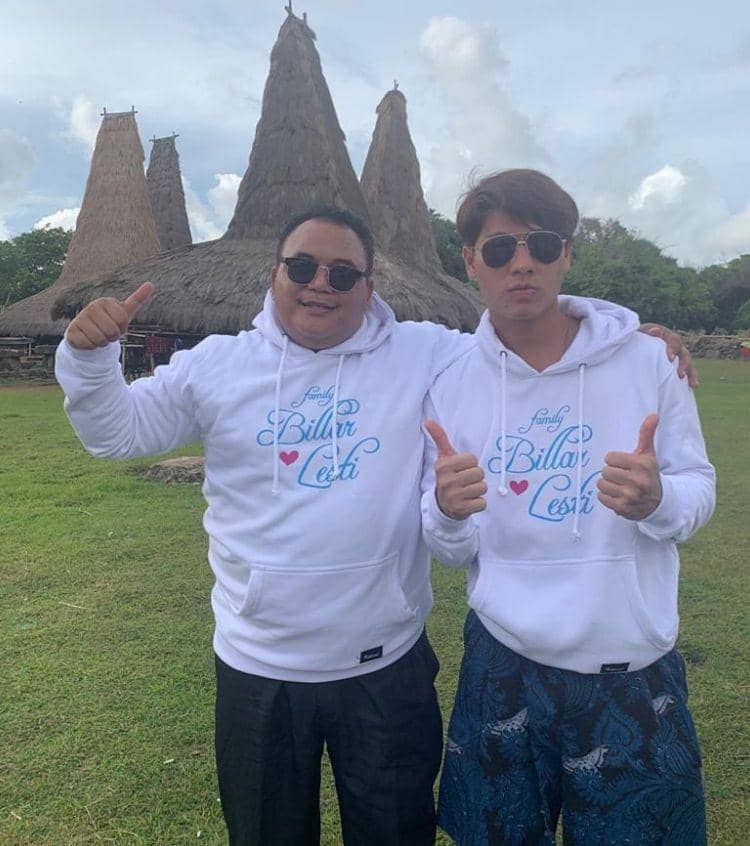 Rizky Bilar dan ayah angkat (instagram.com/izharwilendra)