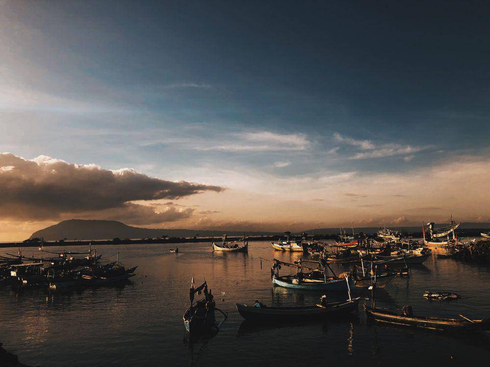 ilustrasi pelabuhan tradisional (Unsplash.com/fajar raihan)