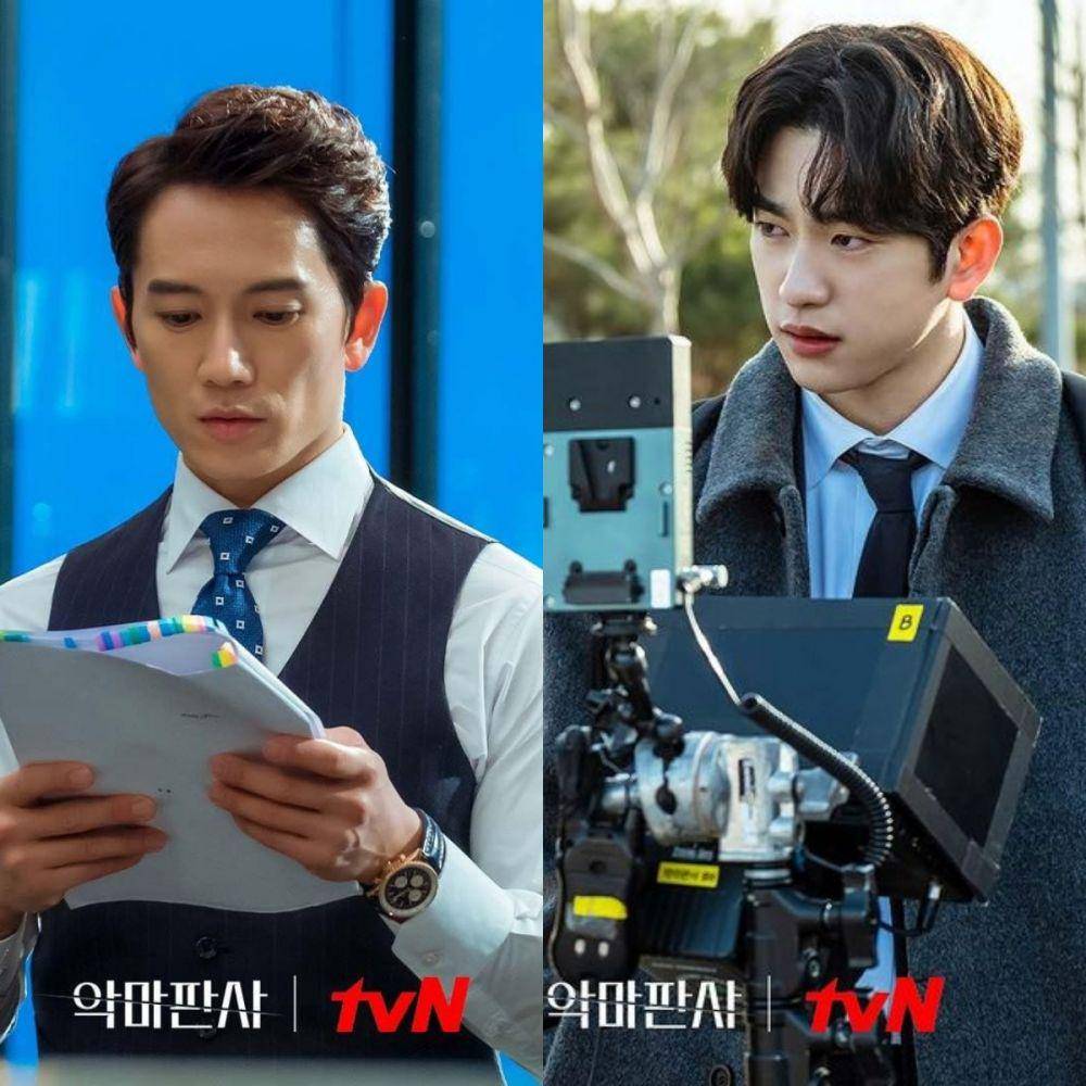 pemain The Devil Judge dibalik layar (instagram.com/tvndrama.official)