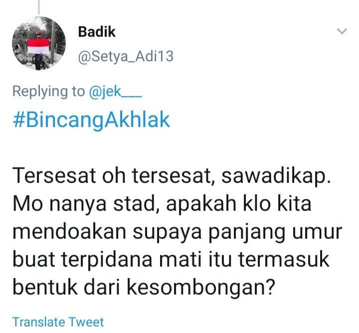 pertanyaan nyeleneh warganet (tangkapanlayartwitter/badik)