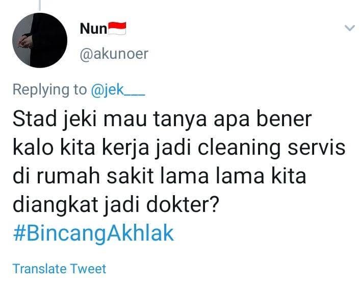 pertanyaan nyeleneh warganet (tangkapanlayartwitter/nun)