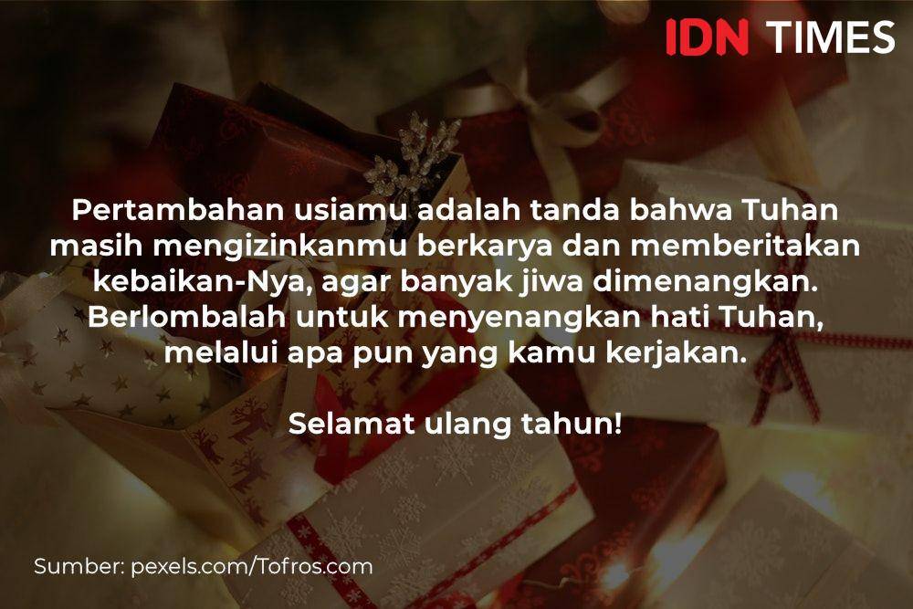 Ucapan Selamat Ulang Tahun Kristen (IDN Times/Adyaning Raras)