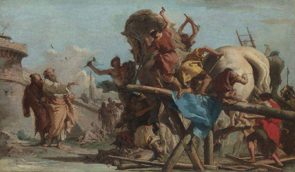 potret dari lukisan Kuda Troya (wikimedia.org)