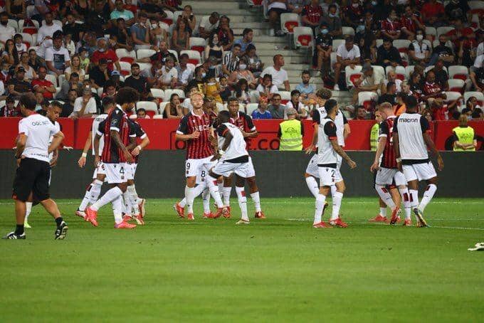 Nice vs Marseille. (twitter.com/@ogcnice_eng)