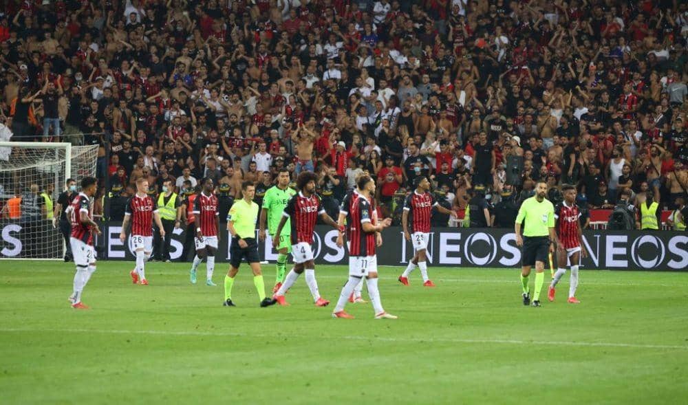 Nice vs Marseille. (twitter.com/@ogcnice_eng)