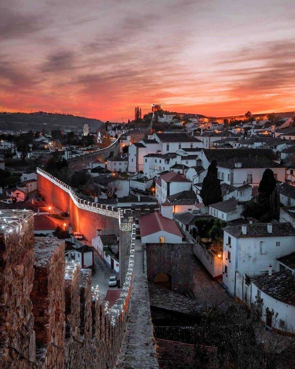 potret Kota Obidos (instagram.com/unlimitedportugal)