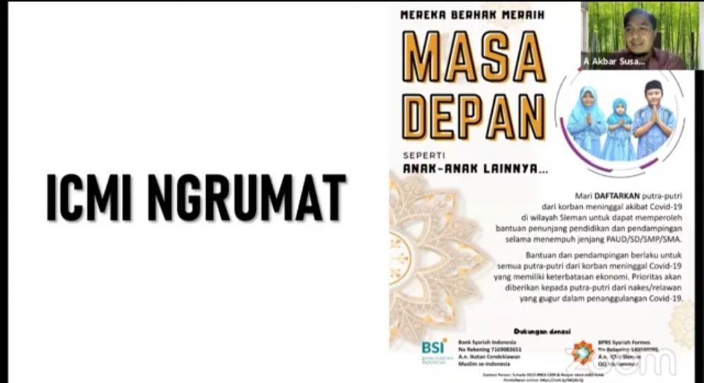 ICMI Ngrumat, Menerangi Masa Depan Anak Yatim Piatu Korban COVID-19