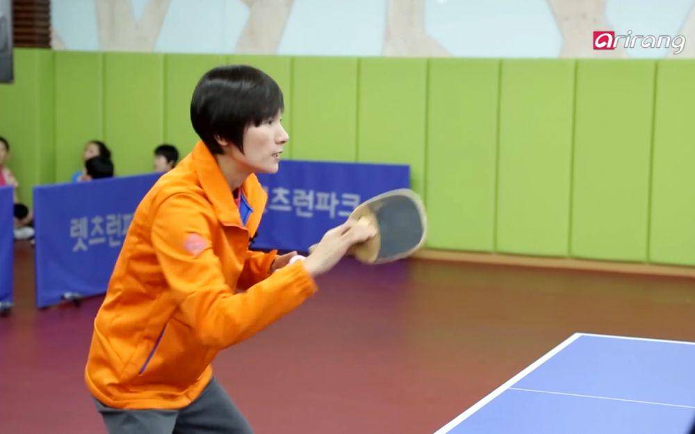 Pemain ping pong asal Korea Selatan, Hyun Jung-hwa (dok.YouTube/Arirang Culture)