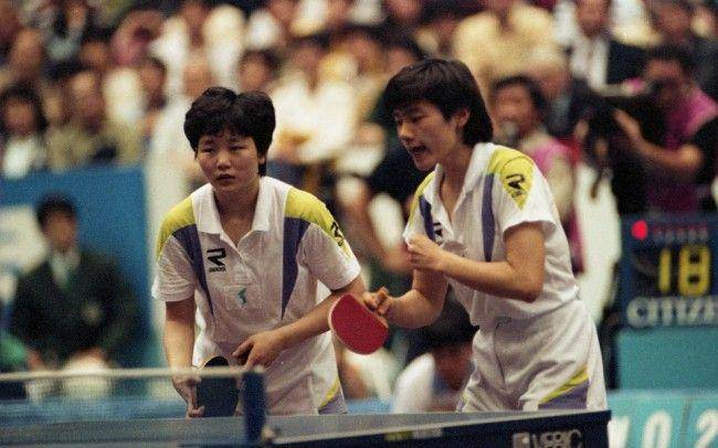 Pemain ping pong asal Korea Selatan, Hyun Jung-hwa (kanan) (dok. Pribadi/Hyun Jung-hwa)