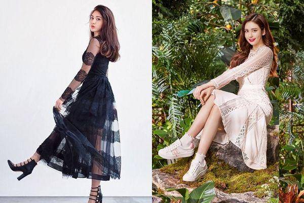 Outfit dress ala Jeon Somi (instagram.com/somi_somi0309/instagram.com/somisite)