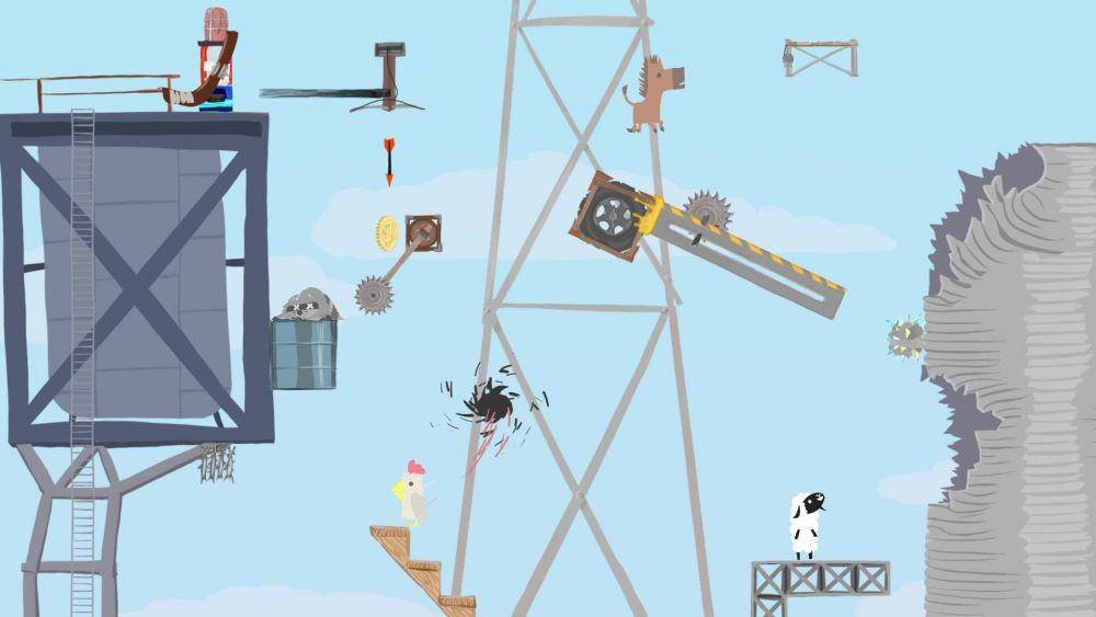 ilustrasi Ultimate Chicken Horse (dok. Clever Endeavour Games/Ultimate Chicken Horse)