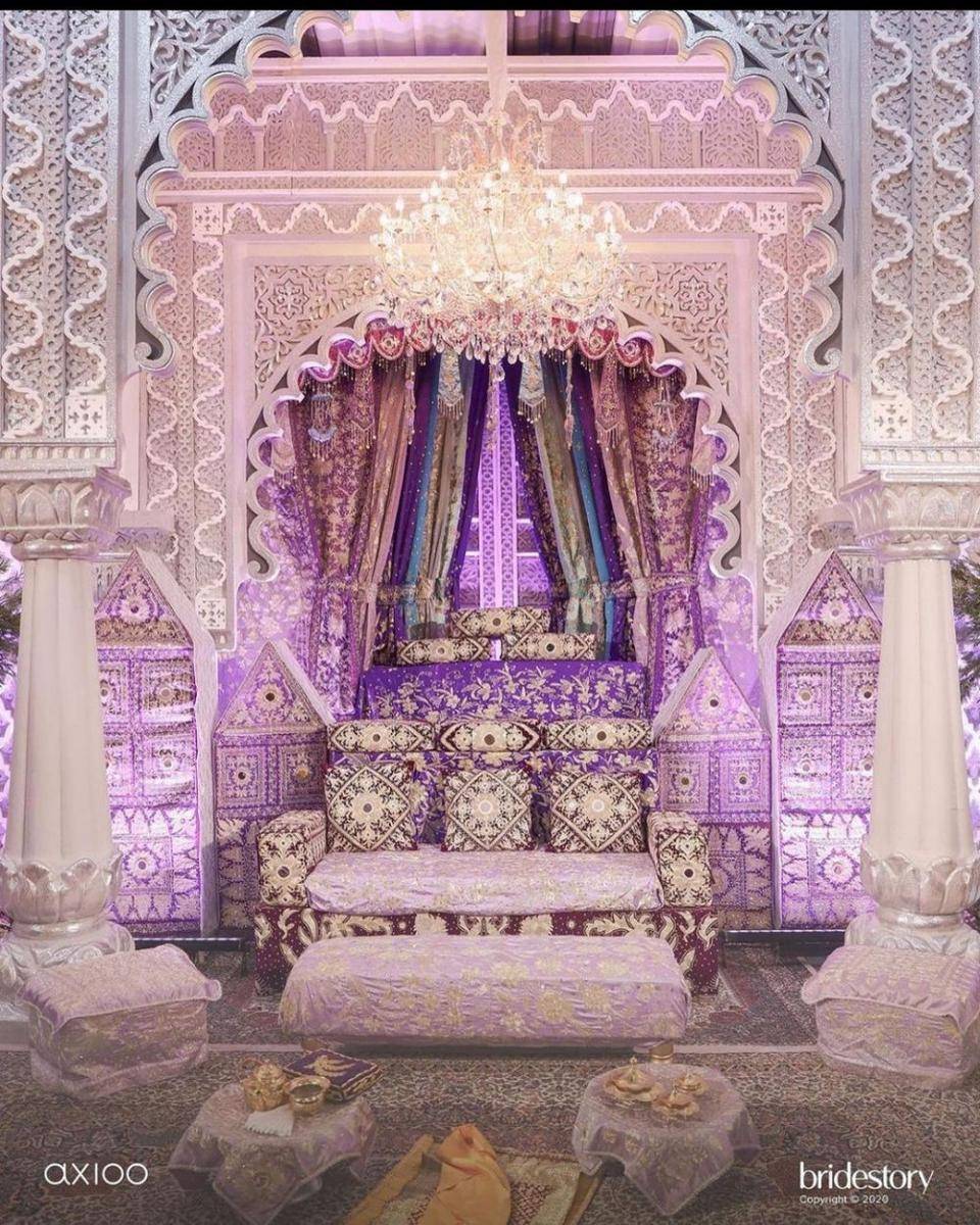 Dekor malam bainai Nikita Willy. (Axioo via Instagram.com/sistadecoration)