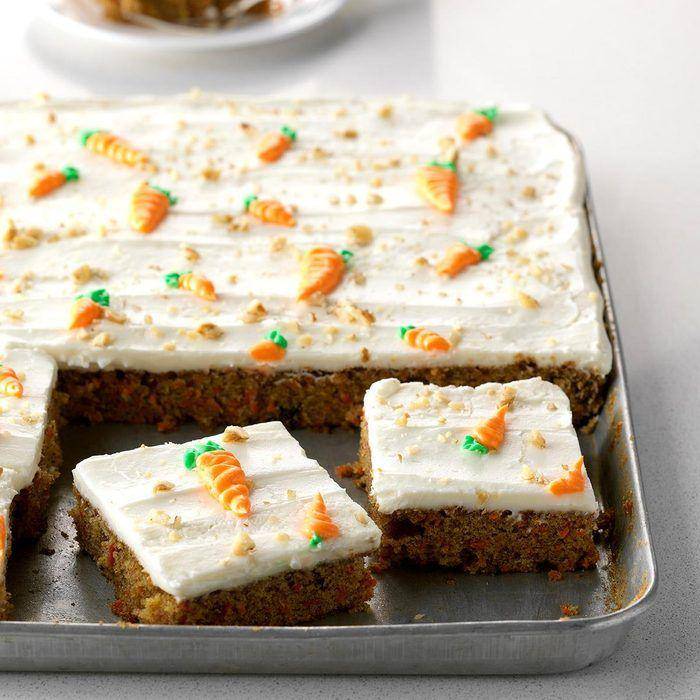 ilustrasi carrot slab cake (tasteofhome.com/Taste of Home)