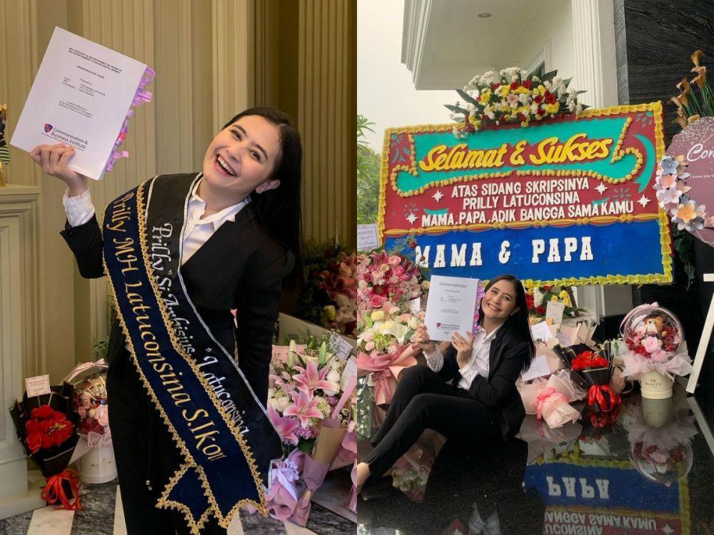 Lulus Kuliah, 9 Momen Bahagia Prilly Latuconsina Raih Gelar Sarjana