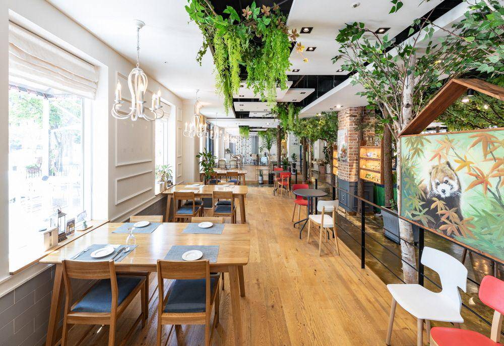 potret bagian interior dari COMF House (comfcafe.co.kr)