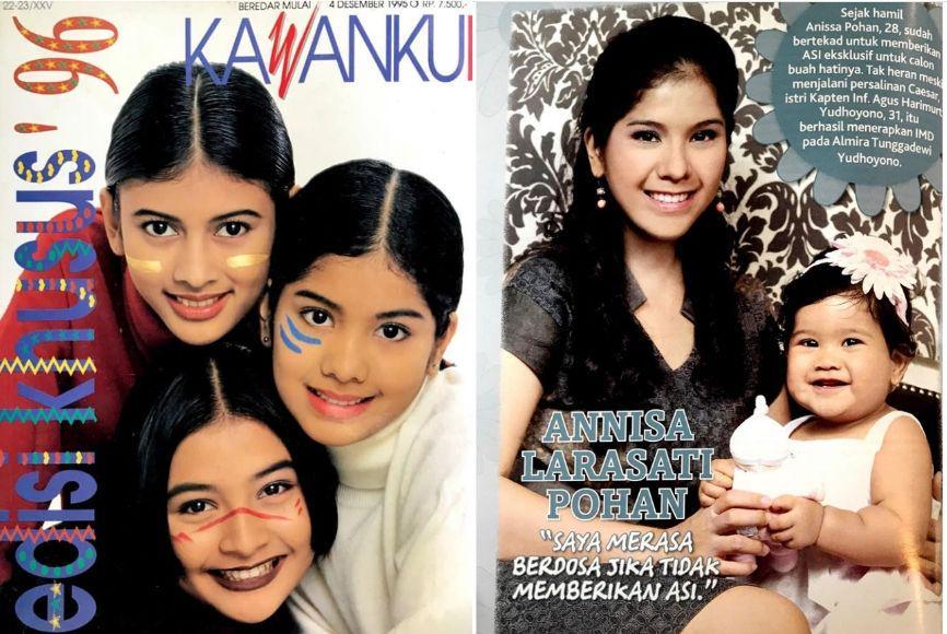 Penuh Kenangan, 9 Pose Lawas Annisa Yudhoyono Jadi Model Majalah Jadul
