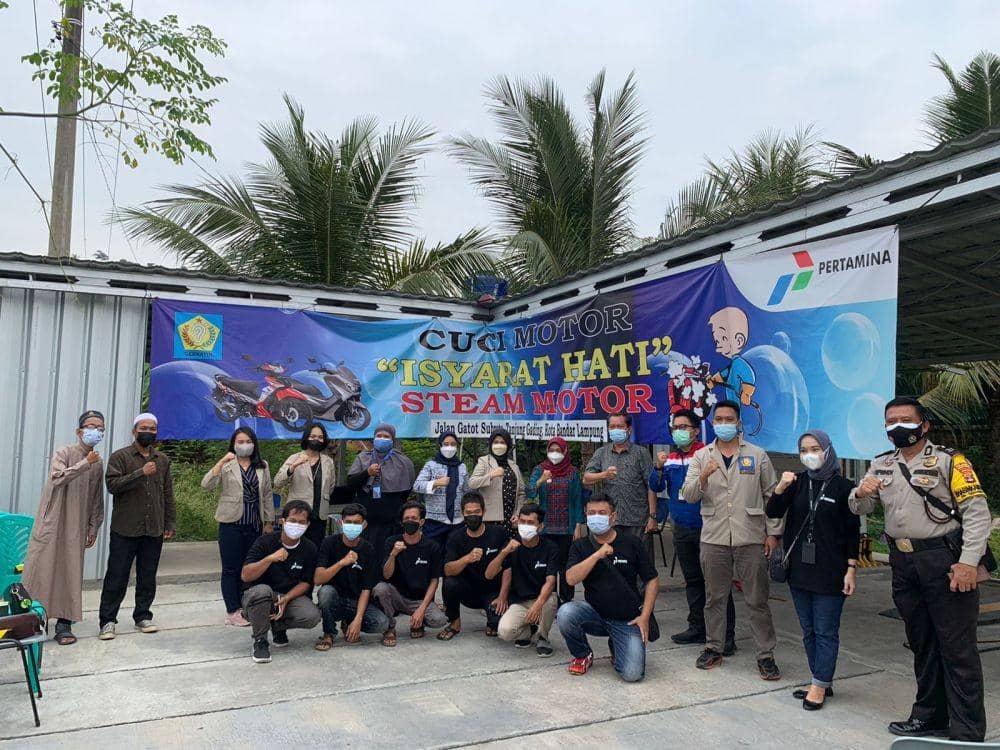 Pembukaan steam motor difabel “Isyarat Hati” di Bandar Lampung. (IDN Times/Istimewa).
