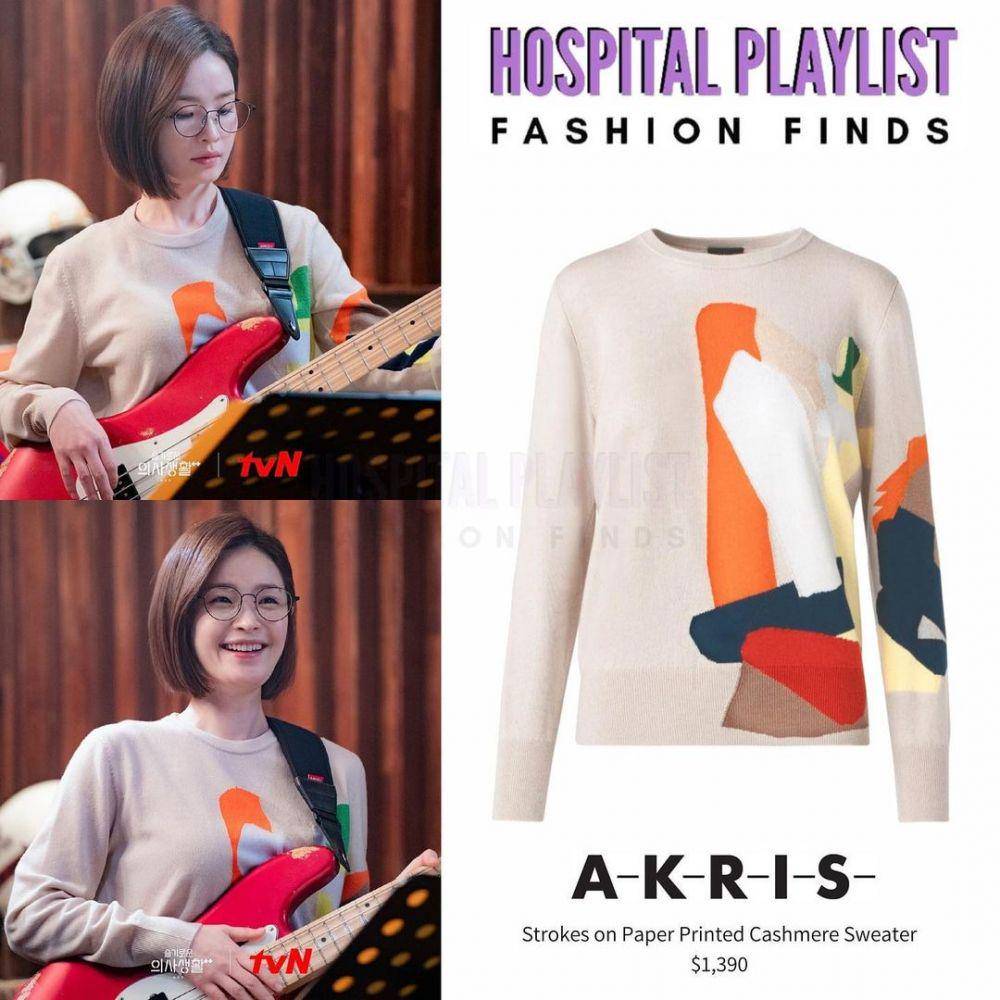 Chae Song Hwa di Hospital Playlist (instagram.com/hospitalplaylist_fashionfinds)