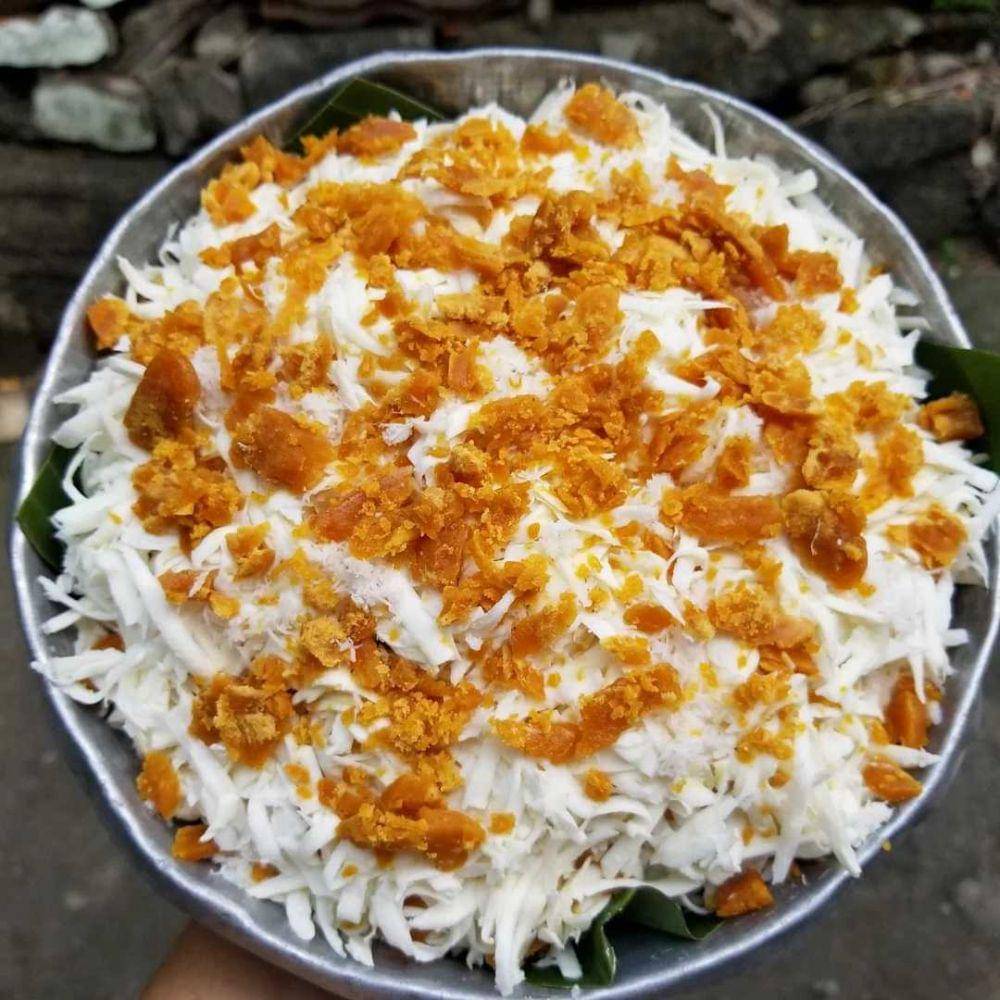 Sawut singkong (Instagram.com/pramn_putu)