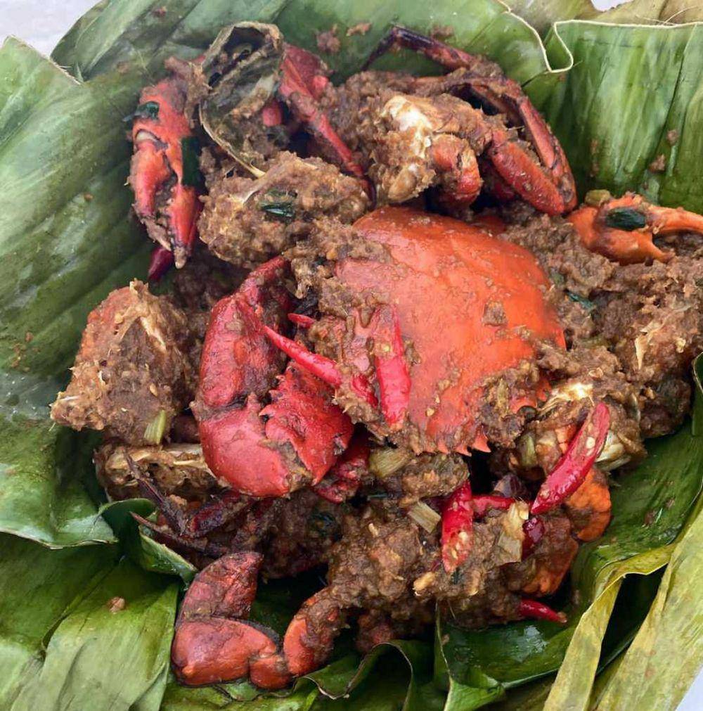 kepiting asap (instagram.com/santy_lolie)