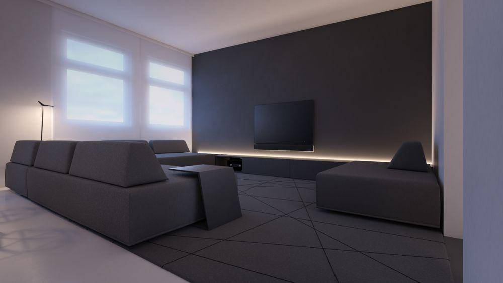 ruang tamu monokrom (home-designing.com)