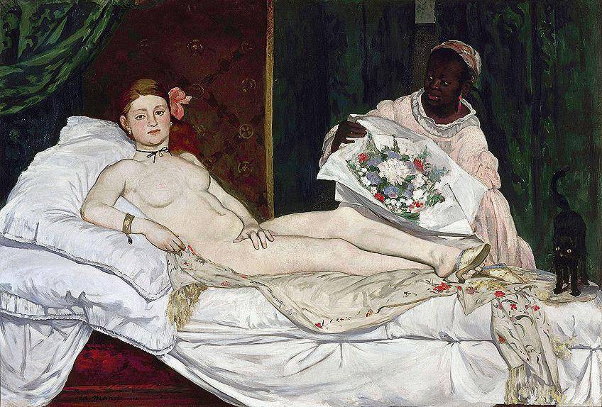 lukisan Olympia (dok. Musée d'Orsay, Paris, Prancis via artincontext.org)